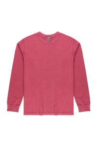 M2M-380 — “Mid Weight Pigment Dyed L/S Tee (Unisex Adult)” / “Pigment Dyed L/S — Retro Feel. Premium Weight.”