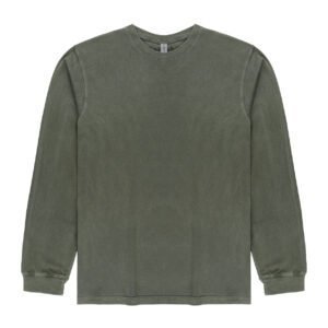 M2M551 — “Pigment Dyed L/S — Retro Feel. Premium Weight.”
